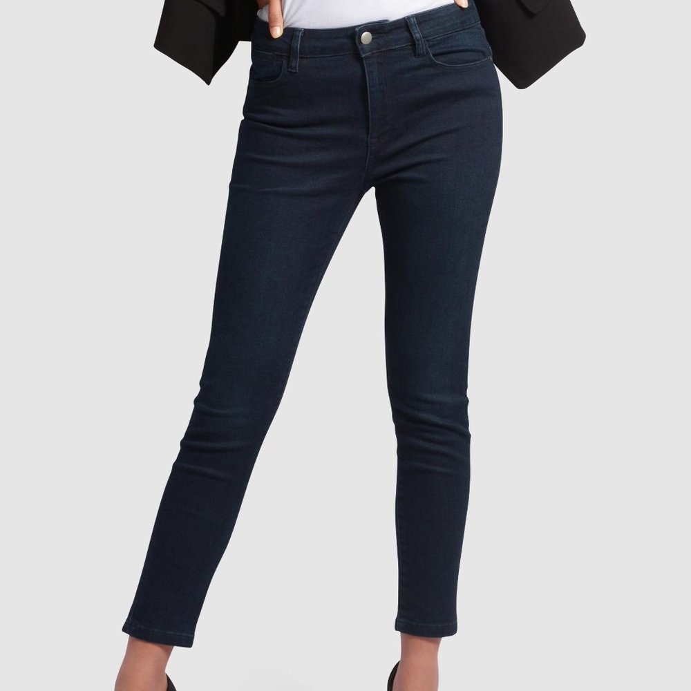 OLGYN Skinny Fit Stretch Dark Blue Denim Pant
